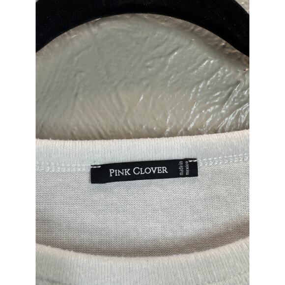 Pink Clover Ameya Brushed Knit Top Colorblock‎ Grey Camo Womens Size Medium - Picture 3 of 5